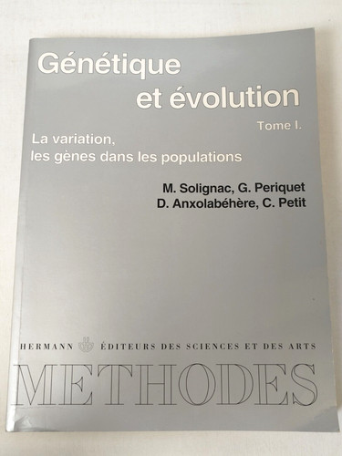 Genetique evolution tome 1 - et,