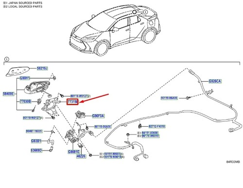 Toyota mk2 power supply - c-hr,
