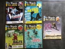 Lot de 6 magazines Le Monde des ados de 2017 à 2019