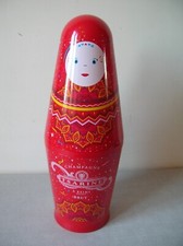 Boîte pour bouteille champagne Tsarine Reims poupée russe matriochka de 35 cm