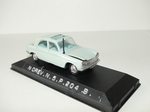 Peugeot 204 bleu norev 43 - peugeot, 1:43