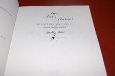 Dedicacé;  Le goût de