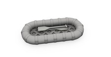 PT-109 Boat Life Raft, 1/72 -