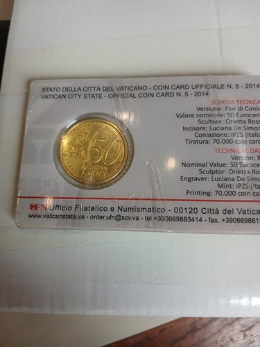 Vatican 2014 city coincard - 2014,