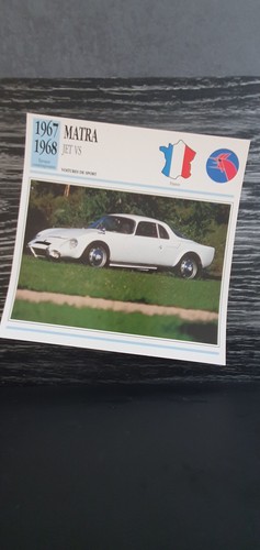 Matra jet carte edition - vs,