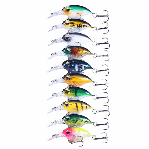 Hengjia 10pcs leurre minnow - leurre,