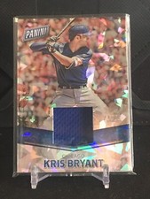 2016 Panini Father's Day Kris Bryant Cubs Cracked Ice Patch #10/25