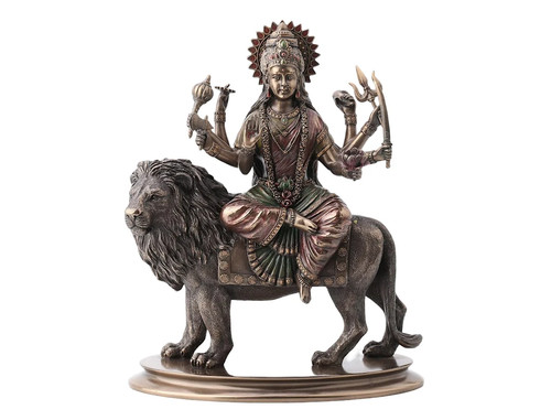 Statue cheval sur - sur, lion
