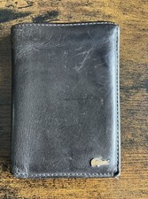 Portefeuille en cuir marron Lacoste homme