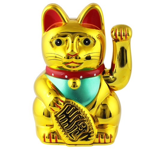 Chat chanceux signe - , porte