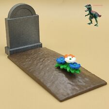 Playmobil tombe-terre-pierre tombale-cimetière-halloween-médiéval-victorien-s...