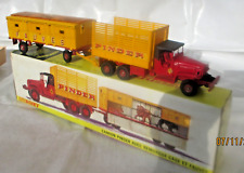 dinky toys camion pinder avec remorquue  gmc