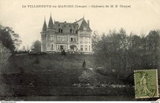 15576 cpa 23 La Villeneuve en Marche - Château de Chapal