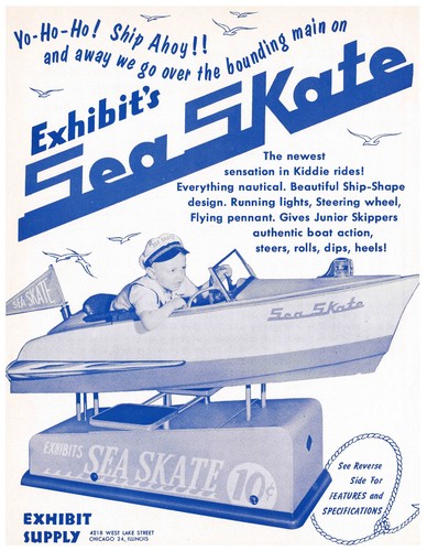Sea skate boat kiddie ride - skate,