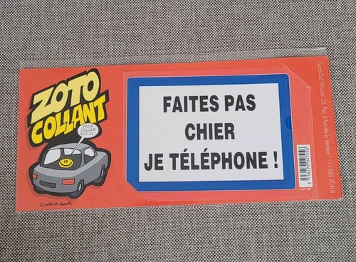 Autocollant voiture faites pas - voiture,