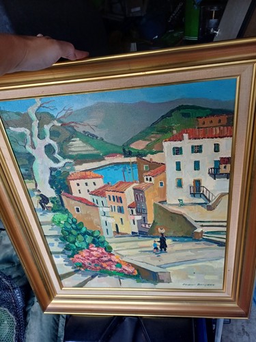Tableau huile jacques - tableau,