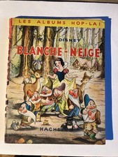 Livre animé -Livre à système - Blanche-neige - Album hop-là! Hachette 1949