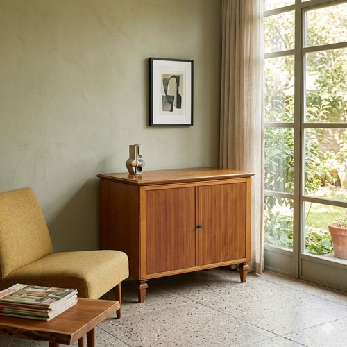 Petit buffet vintage plaqué - petit,