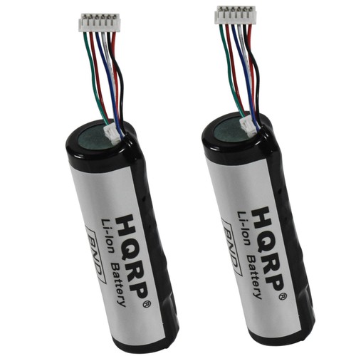 Hqrp dos baterías para garmin - para,