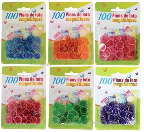 100 pions magnétiques loto - 100,