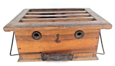 Ancienne chaufferette noyer - ancienne,