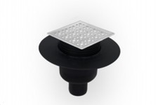 Drain de la Douche Siphon Sol Dn 50 Verticale Inox Film Joint Orient3 391/1