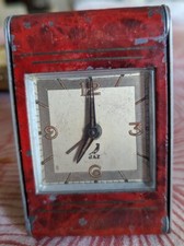 Rare Ancien réveil Jaz Photic Vintage 1950 voyage Fonctionne très bien No Jaeger