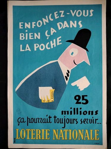 Affiche grove loterie - affiche,