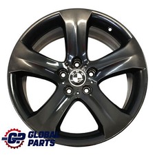 BMW X6 E71 Jante Arrière Noire Alliage 19" Rayons Étoilés 258 ET:21 10J 6778587