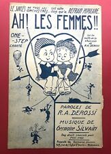 Germaine Sylvain Bordeaux Ah! Les Femmes!! Partition Orchestre