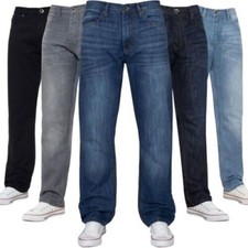 Enzo Jeans Droits En Denim
