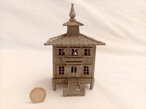 Tirelire caisse fonte - tirelire, d'alu