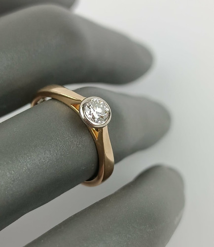 Bague solitaire - t, 52
