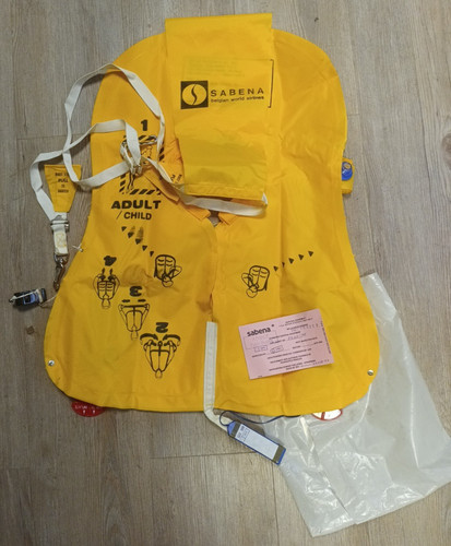 Gilet sauvetage sabena belgian - sabena,