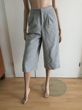pantalon court jambes larges