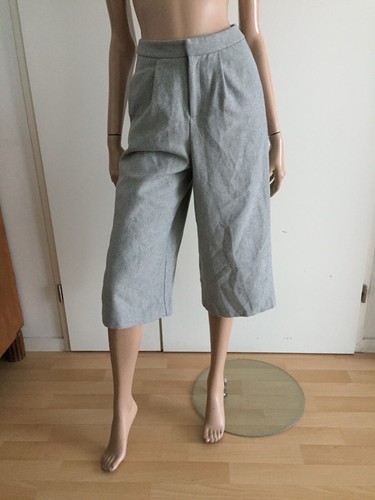 Pantalon court jambes larges - pantalon,