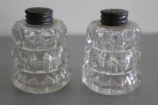 saliere & poivriere en verre