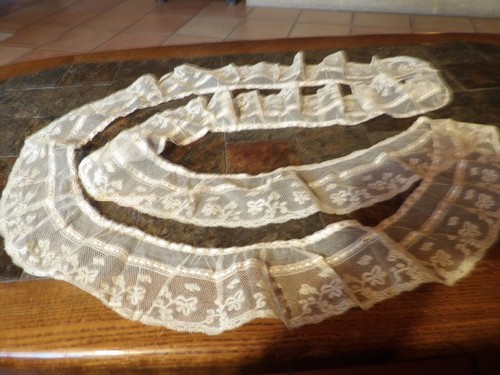 Ancienne dentelle bas - ancienne, de