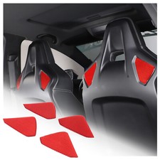 Red Carbon Car Seat Back