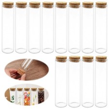 12 tubes à essai en verre