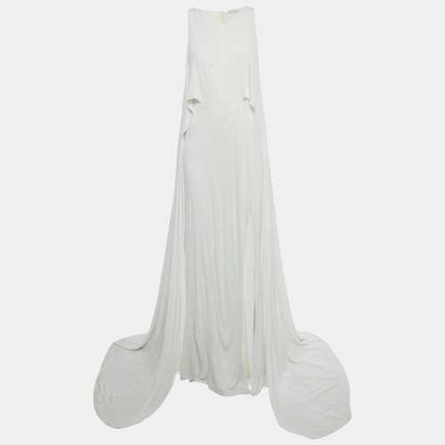 Robe maxi jersey blanc - robe,