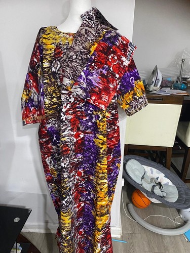 Dera african dress with - dera, scarf