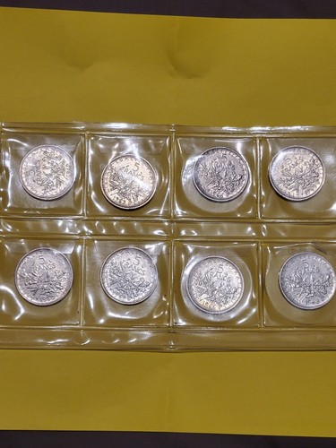 Lot pieces semeuse argent - lot, 5f