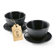 Ensemble De Thé D'Asie Théière En Fonte Tasses Sous-Tasse Service À Thé Japonais