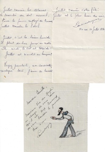 Autographe louis montaignac - louis,