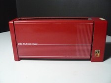 GRILLE TOUT MAXI SEB ROUGE VINTAGE FONCTIONNE TESTE