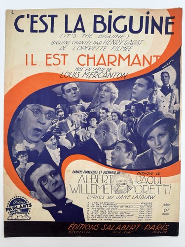Partition affiche 1932 - partition,