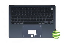Top case clavier Azerty (FR) pour MacBook Air 13" M3 A3113 (2024) Bleu Minuit