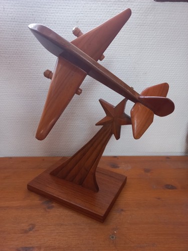 Maquette avion civil bois - civil, en