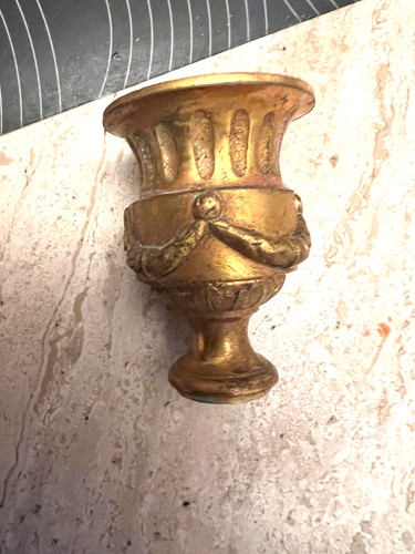 Bobèche bougeoir bronze - bougeoir, en